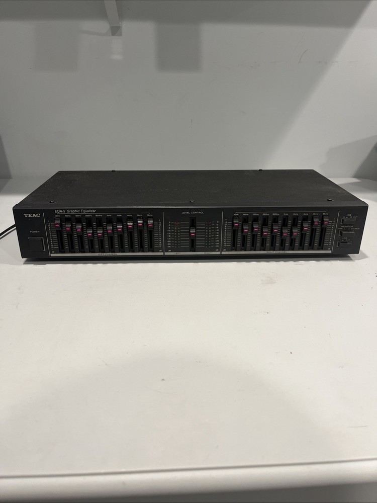 TEAC EQA-5 10-Band Stereo Graphic Equalizer - Used, Powers On