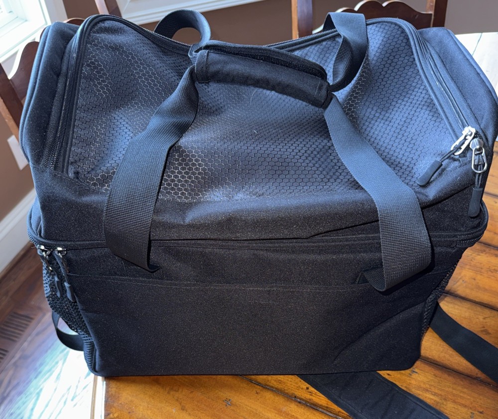 2 Ball Bowling Bag, Shoe Compartment, Accessories Compartments, Shoulder Strap