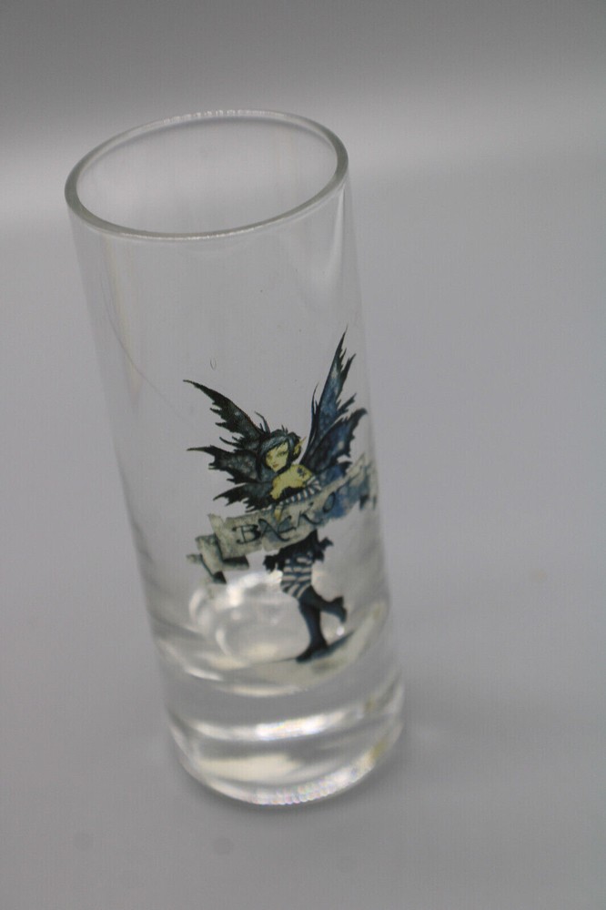 "Back off" Shot Glass with Comic Design
