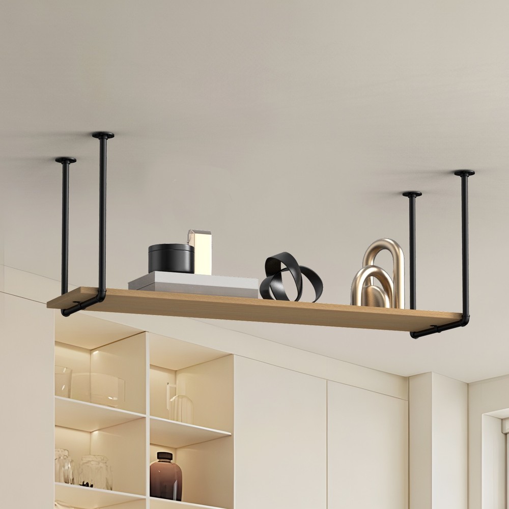 Metal Overhead Garage Storage Rack Bracket Heavy Duty Ceiling Organizer System