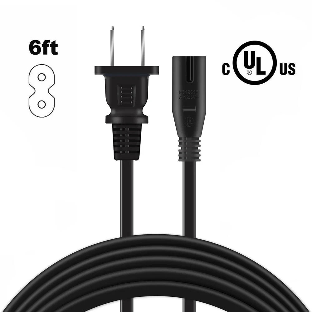 UL AC Power Cord For Edifier M60 Multimedia Bluetooth 5.3 Wireless Speaker