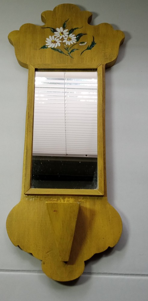 Vintage Wood Mirror