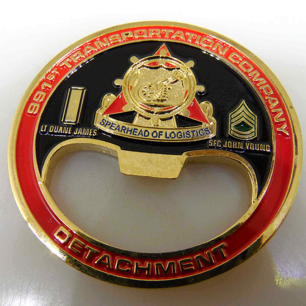 991ST TRANSPORTATION COMPANY DETACHMENT CHALLENGE COIN