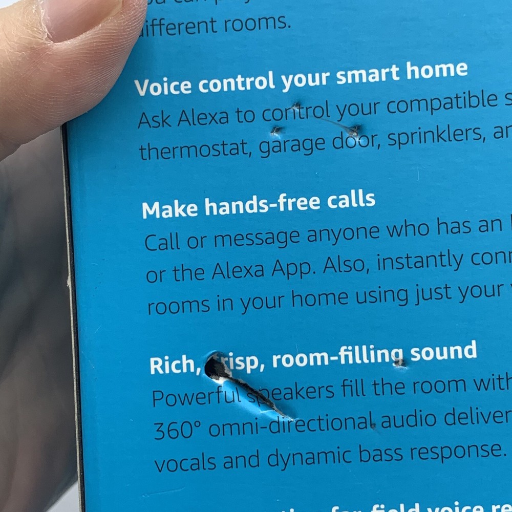 Amazon Echo (2nd Generation) Smart Assistant Bluetooth WiFi Voice Control SEALED