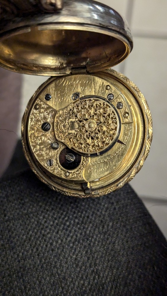 Samuel Deacon Pocket Watch/Clock circa 1797.