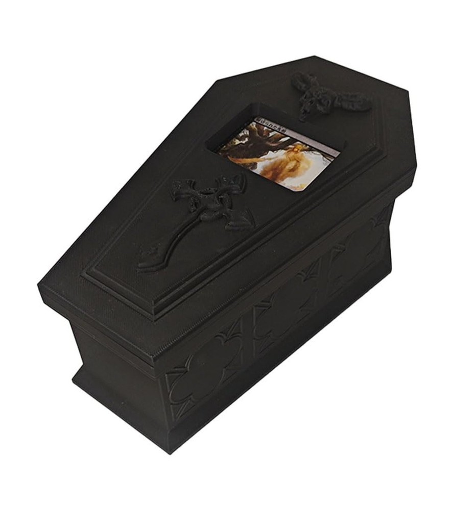 Premium Coffin Deck Box for MTG Commander, Vampire Edgar Markov Deck Box with...