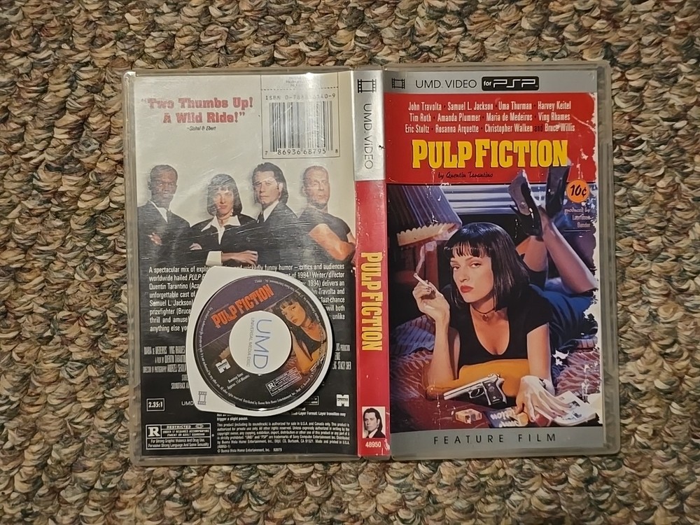 Pulp Fiction (Uni Media Disc, 1994) CASE AND DISC TESTED