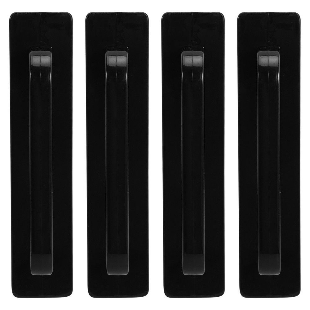 4 Pcs Drill-free Cabinet Handles Self Adhesive Wardrobe Drawer Pulls Stick