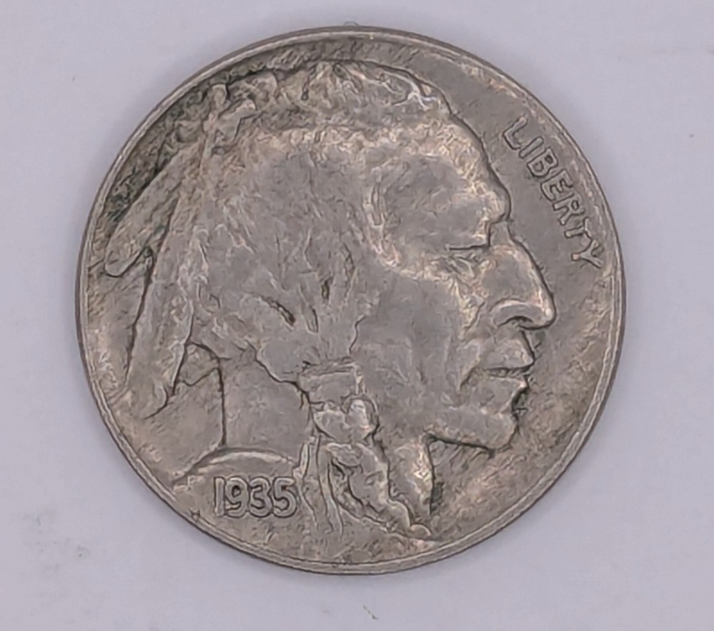 1935 Buffalo Nickel Almost Uncirculated AU Condition