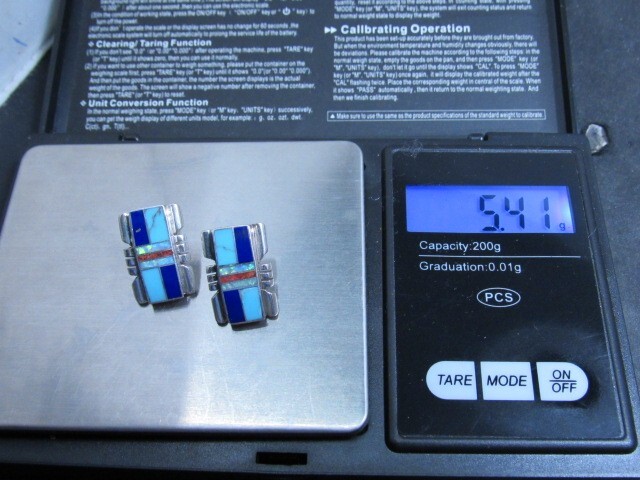 native turquoise opal earrings american