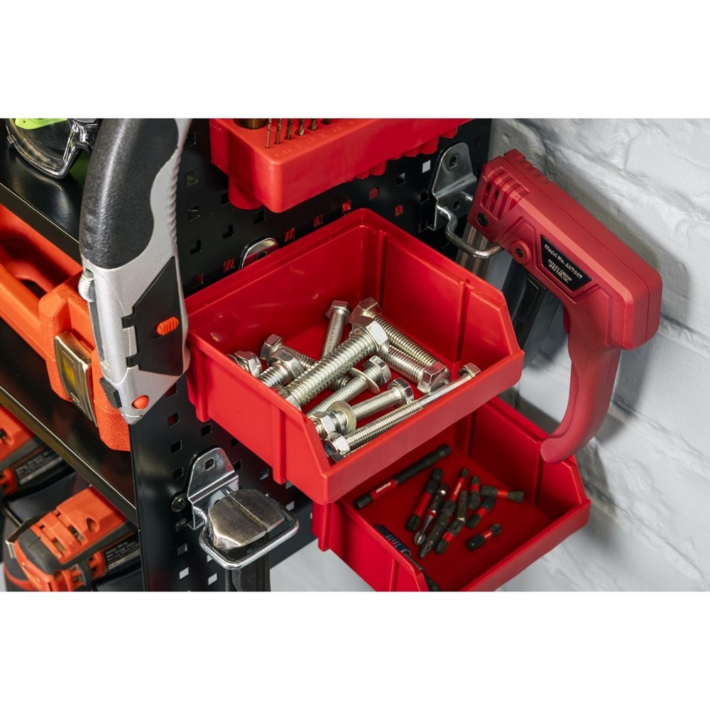 Sealey Power Tool Storage Rack with Shelves PTSR4 Garage Workshop