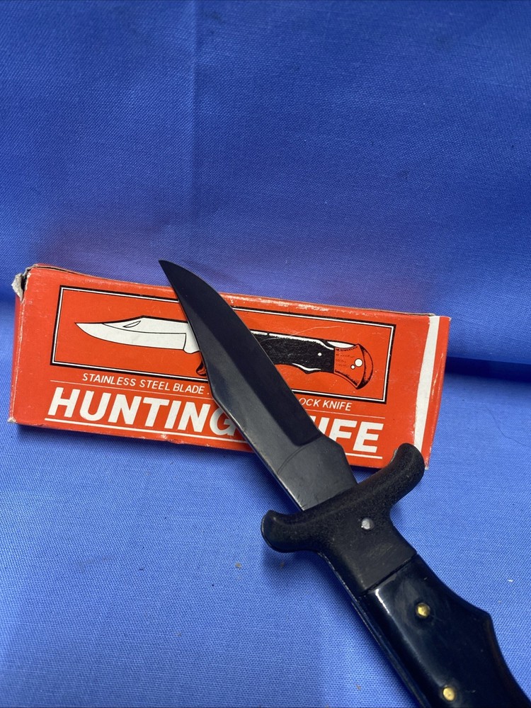 vintage folding hunting knife