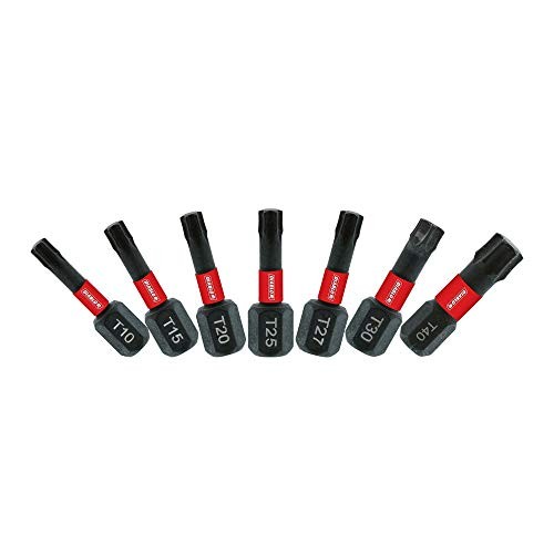Diablo DTHV1-S7 1" Torx Security Drive Bits (7-Piece)