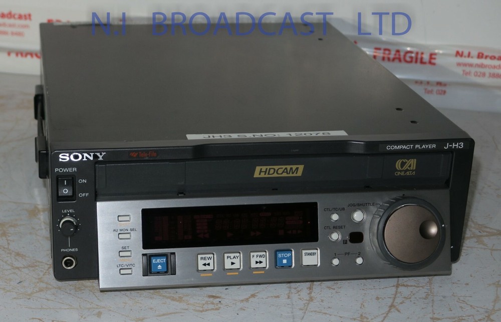 Sony JH3 HDcam player with HDSDI outputs Fully working.
