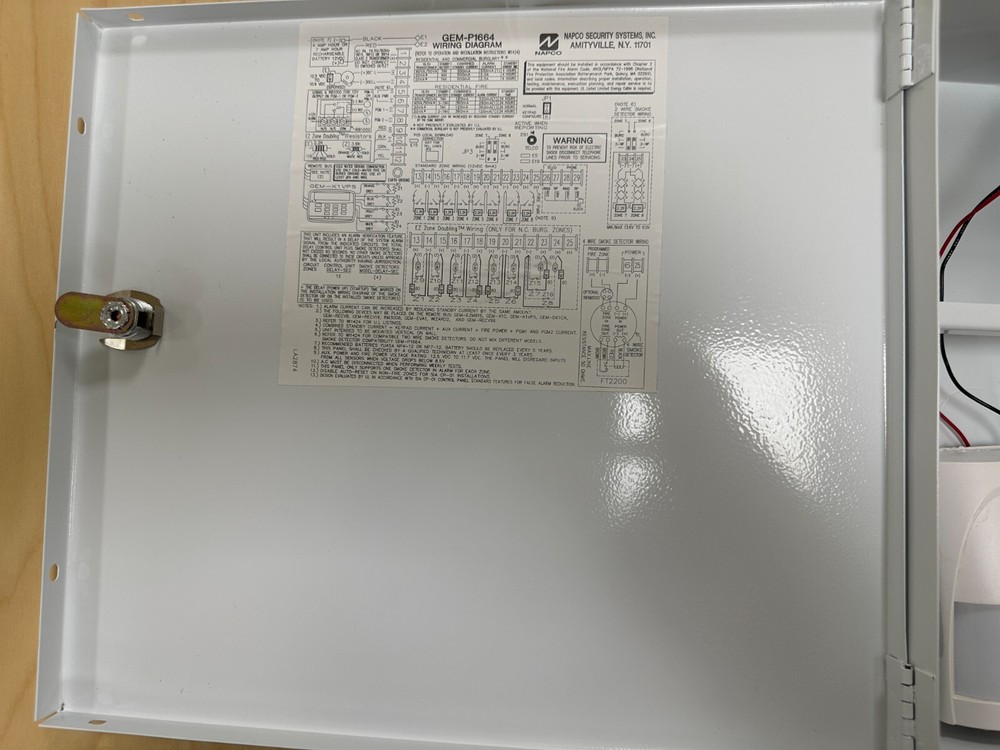 NAPCO Gemini P1664 Security System Working- USED 
