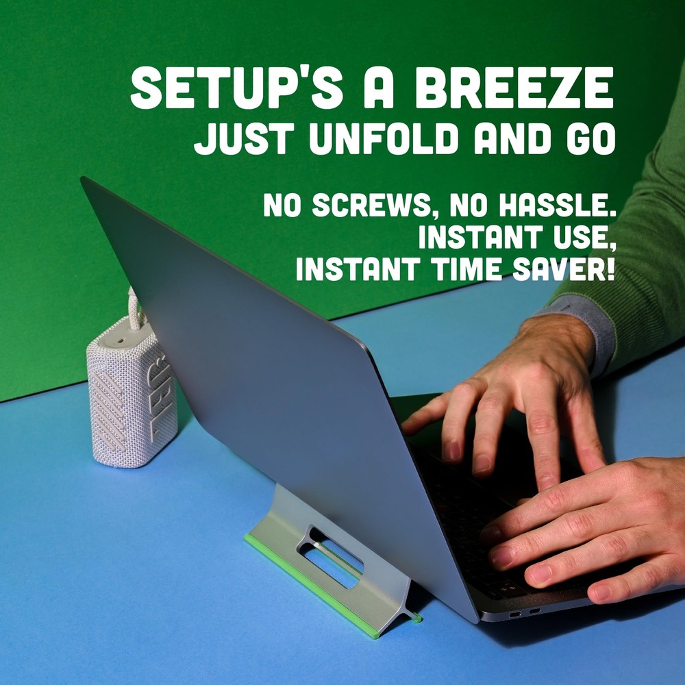 Adjustable Laptop Riser 3 Height Computer Stand for Desk Portable