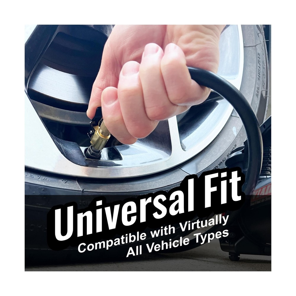 Chuck Mates Premium Quick-Connect Accessory for Tire Inflators Open-Type (1 P...
