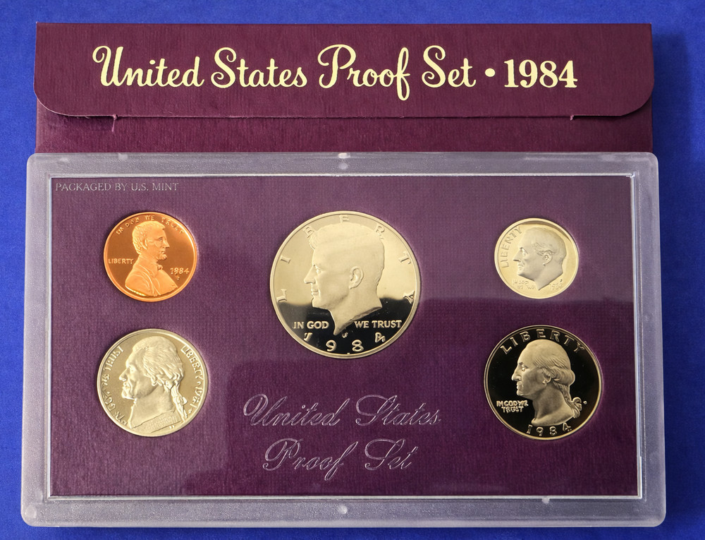 1984 US Proof Set San Francisco Mint Original Packaging Complete Set