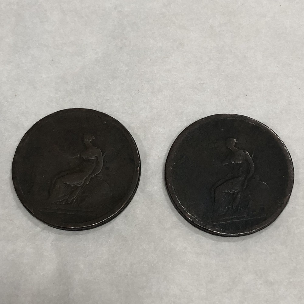 George 3 RD Copper Penny Coins