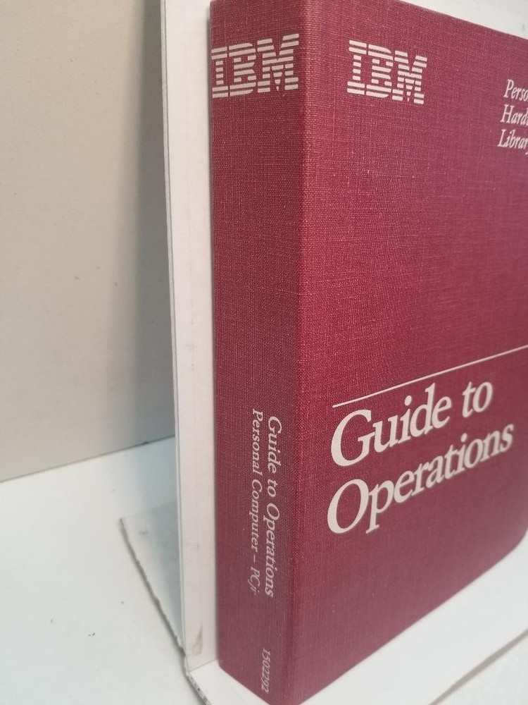 IBM Personal Computer Hardware Reference Library GUIDE TO OPERATIONS 1502292