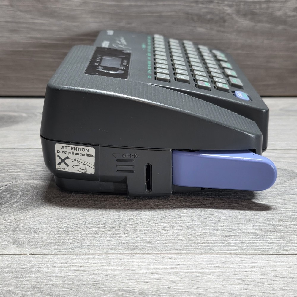 Brother P-Touch PT-15 Label Maker w/Manual - Case - Manuals - Tested Working
