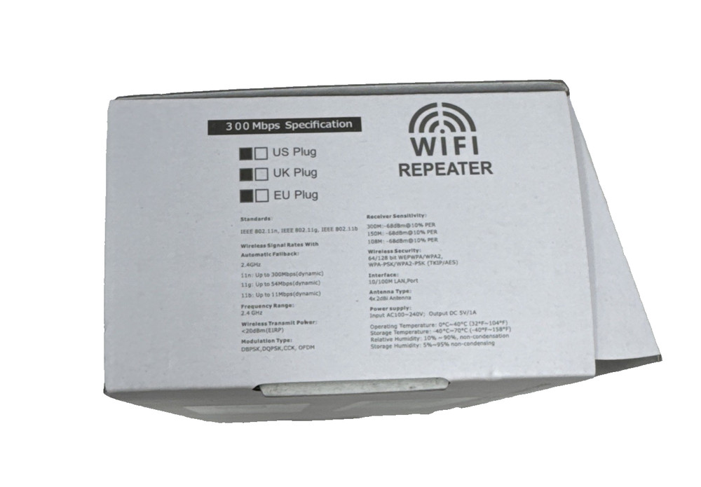 WIFI REAPEATER / Extender Product Non-tested