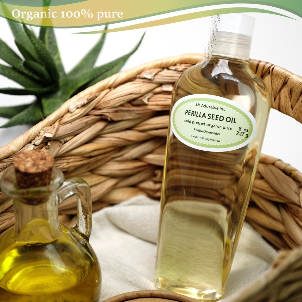 8 OZ PERILLA SEED OIL PURE REFINED COLD PRESSED PURE