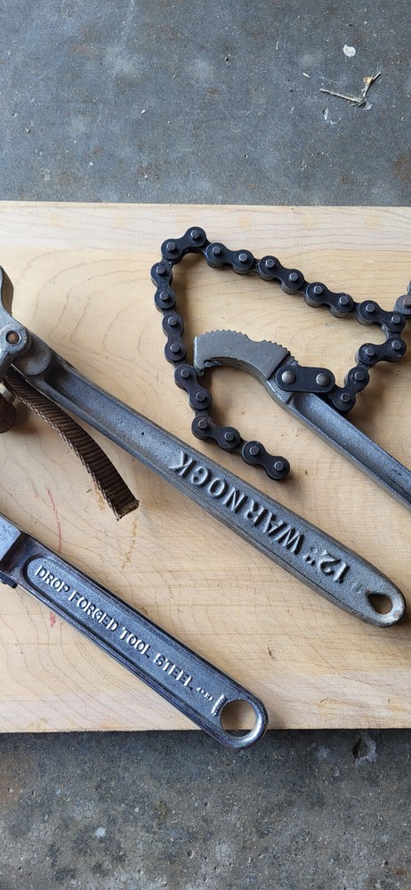 Vintage Misc Pipe Wrench Lot
