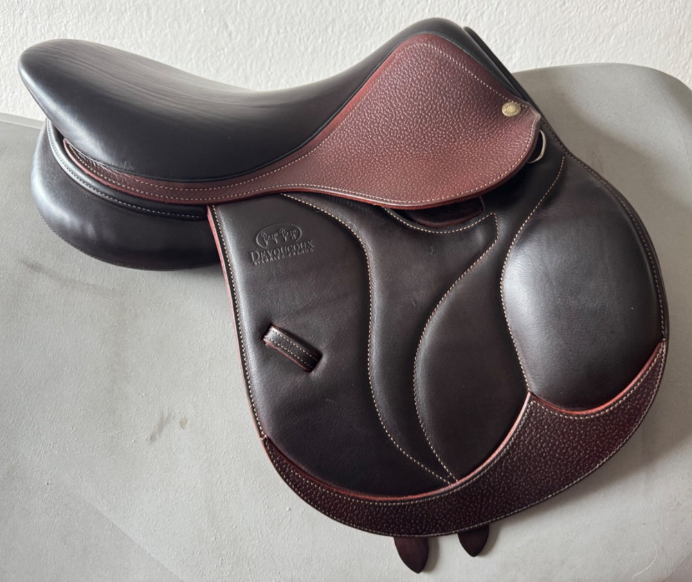 15.5" Devoucoux Biarritz K Child / Pony Saddle - 00 Flaps - MINT!
