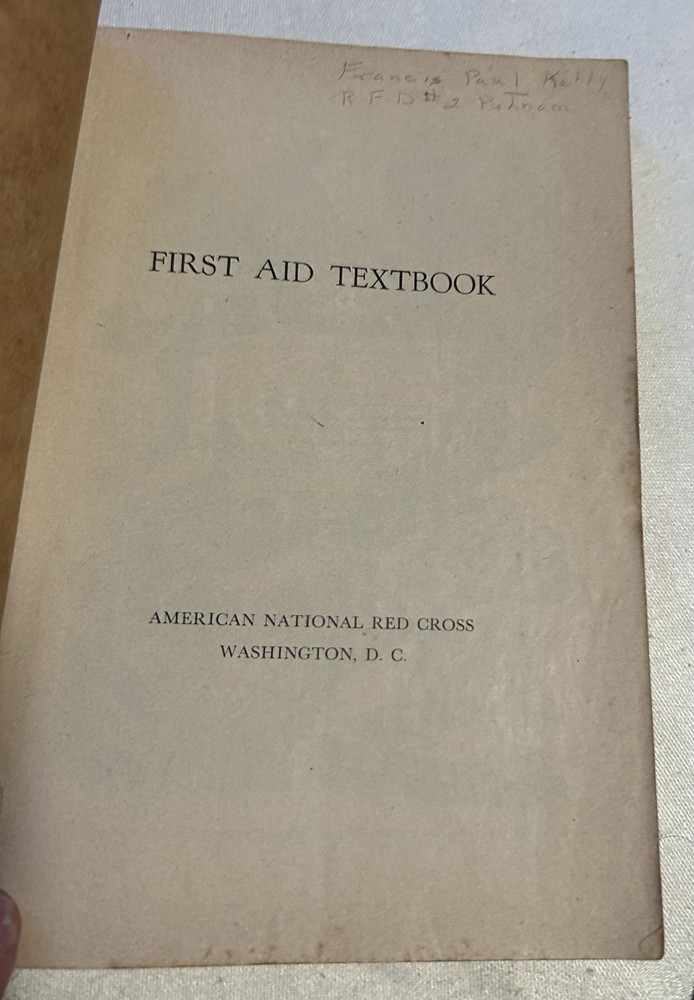 American Red Cross First Aid Textbook Revised Edition 1945 - Read