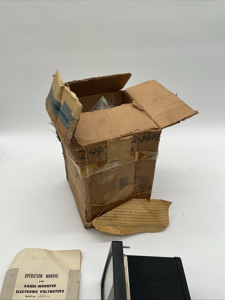 Vintage Metronix Inc. Panel Mounted Electronic Voltmeter No.1427!!S1