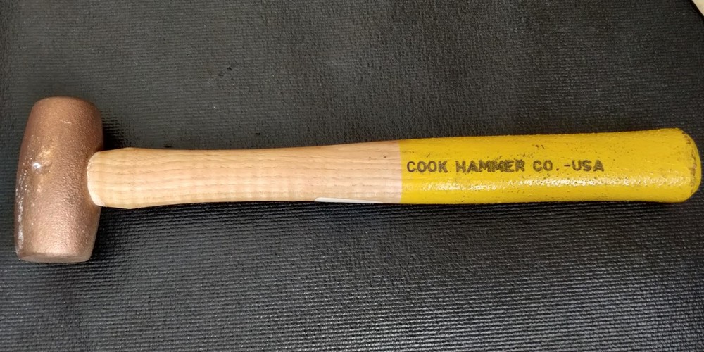 Cook 1 Lbs Non-Sparking Copper Hammer Solid copper head USA 🇺🇸MADE