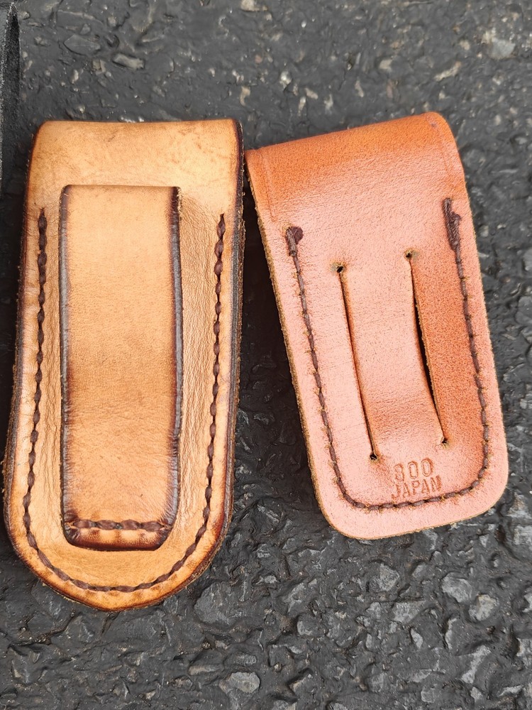 Leather Sheath Lot Storage Pouch For Pocket Knife Or Multi Tool