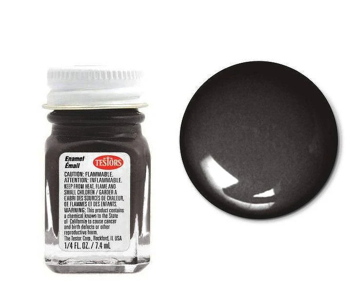 Testors 1153 Enamel Graphite Metallic 1/4 oz