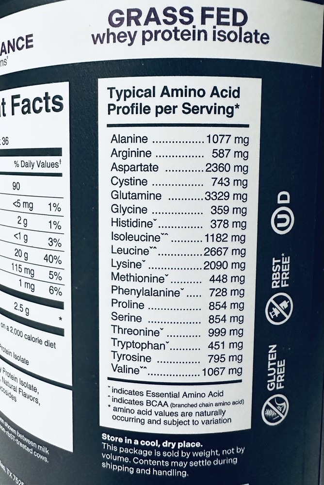 Elite Whey Protein Isolate 12 LBS