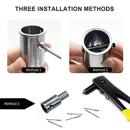2 Pack 1 Inch Thread Tip Replacement Repair Kit Extension Pole Adapter Tips