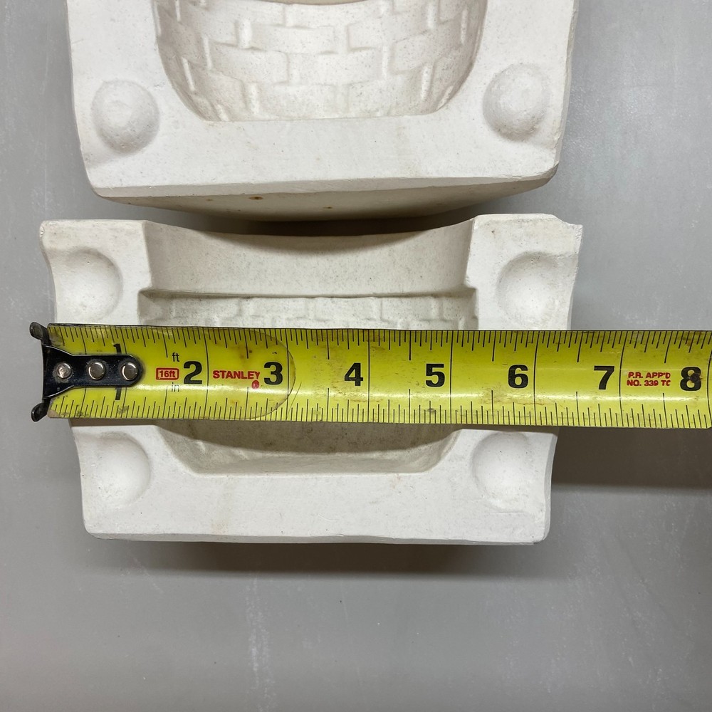 Ceramic Slip Casting Mold Basket Weave Bottom Base