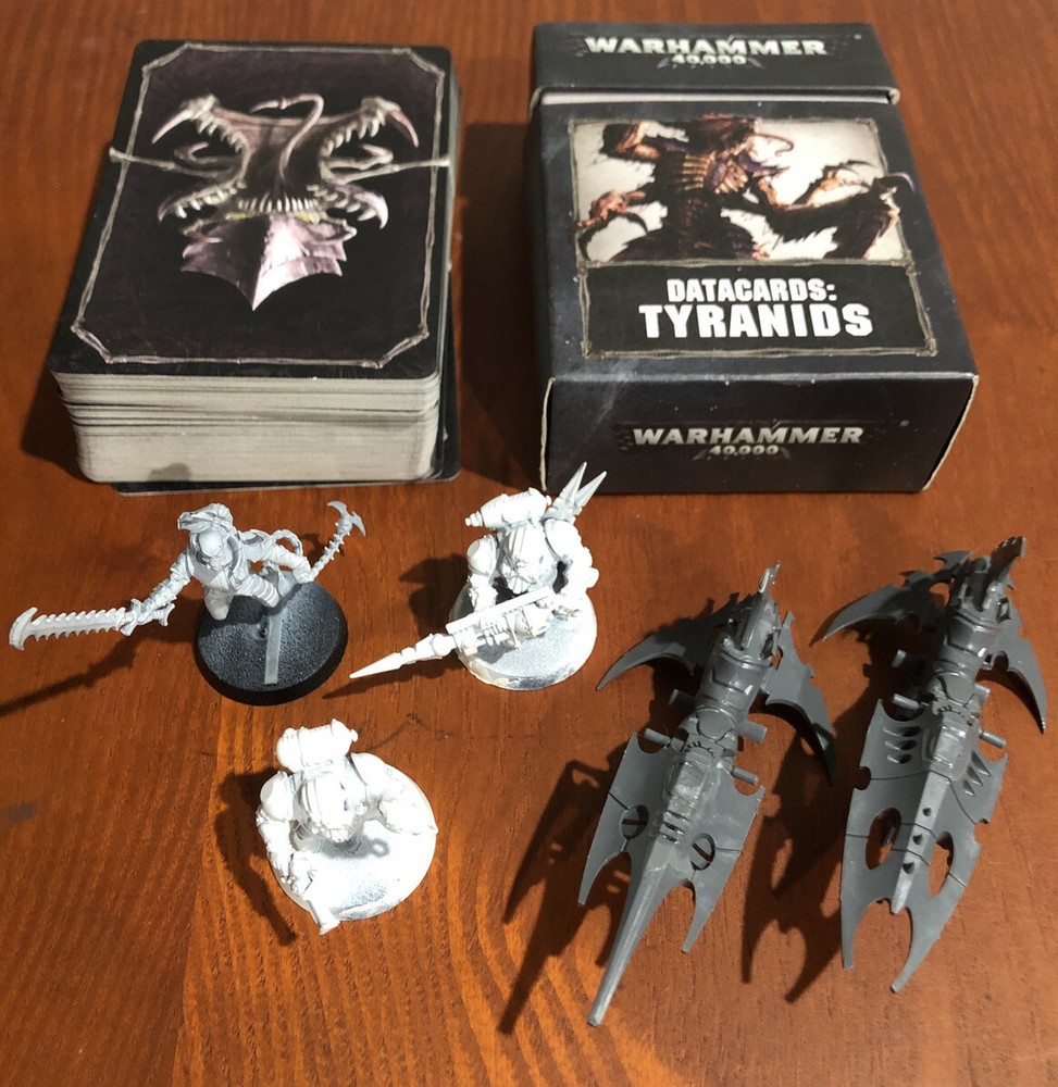 Datacards: Tyranids & Plastic Figures & Jet bikes Warhammer 40K Games Workshop