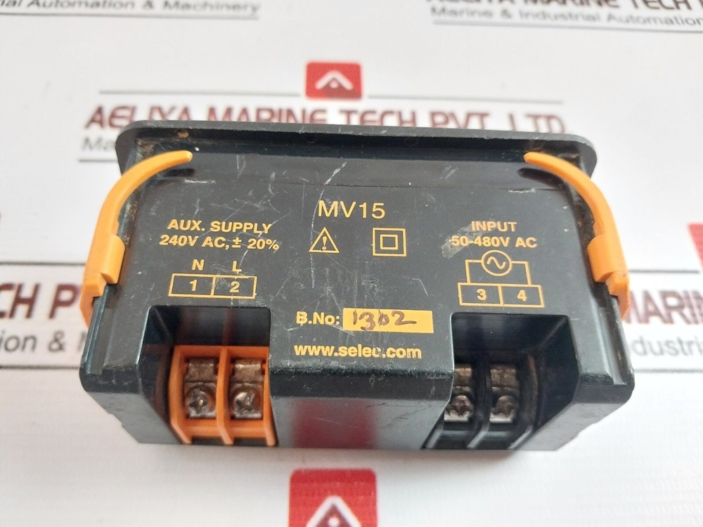 Selec Mv15 Digital Voltmeter 240v Ac