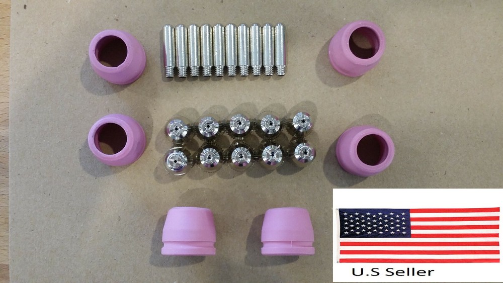 REBOOT RBC-5000DL 50Amp PILOT ARC Plasma Cutter Consumables 26pcs Consumables