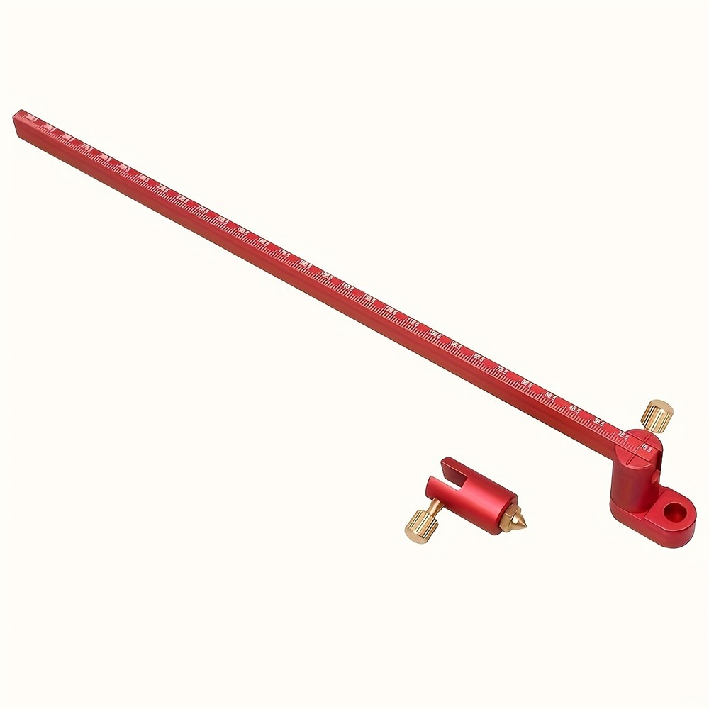 Adjustable Compass Ruler - Precision Circle Drawing for Woodworking & Drafting