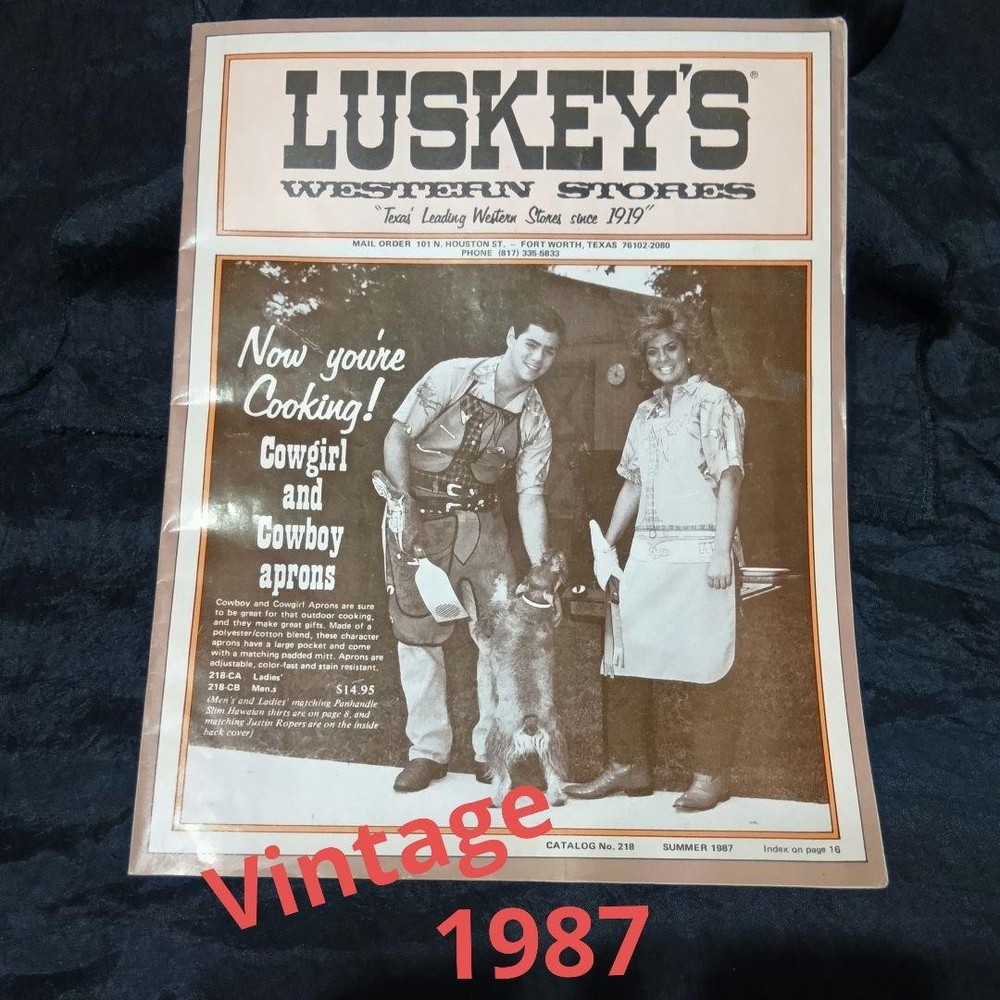 80s Western Catalog LUSKEY Levi