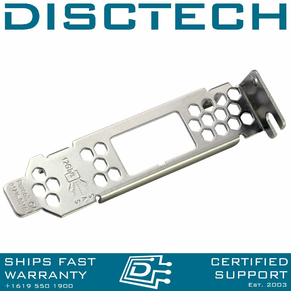 Low Profile Adapter Bracket for Dell H830 PCIe RAID Controller LSI 9300-8e New