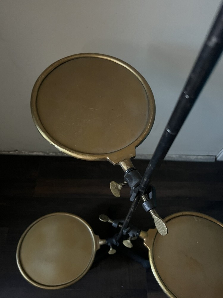 Iron/ Brass Alchemist 3 Plate Stand