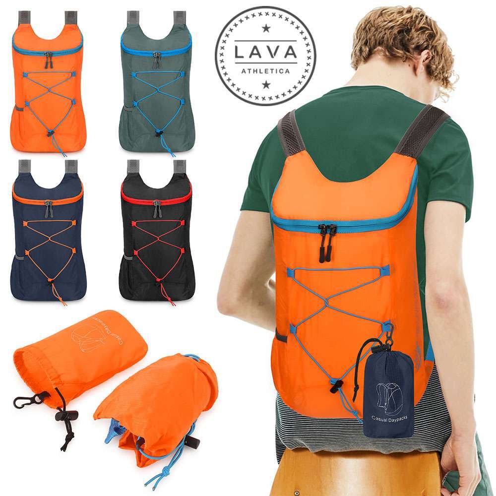 Durable Lightweight Packable Backpack Water Resistant Travel Daypack Foldable