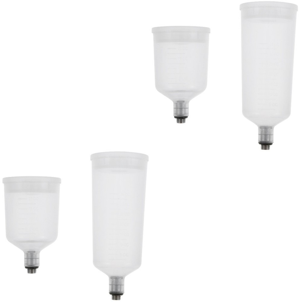 2 Pack Airbrush Container Set Pot Replaceable Spray Paint Cup Bottles