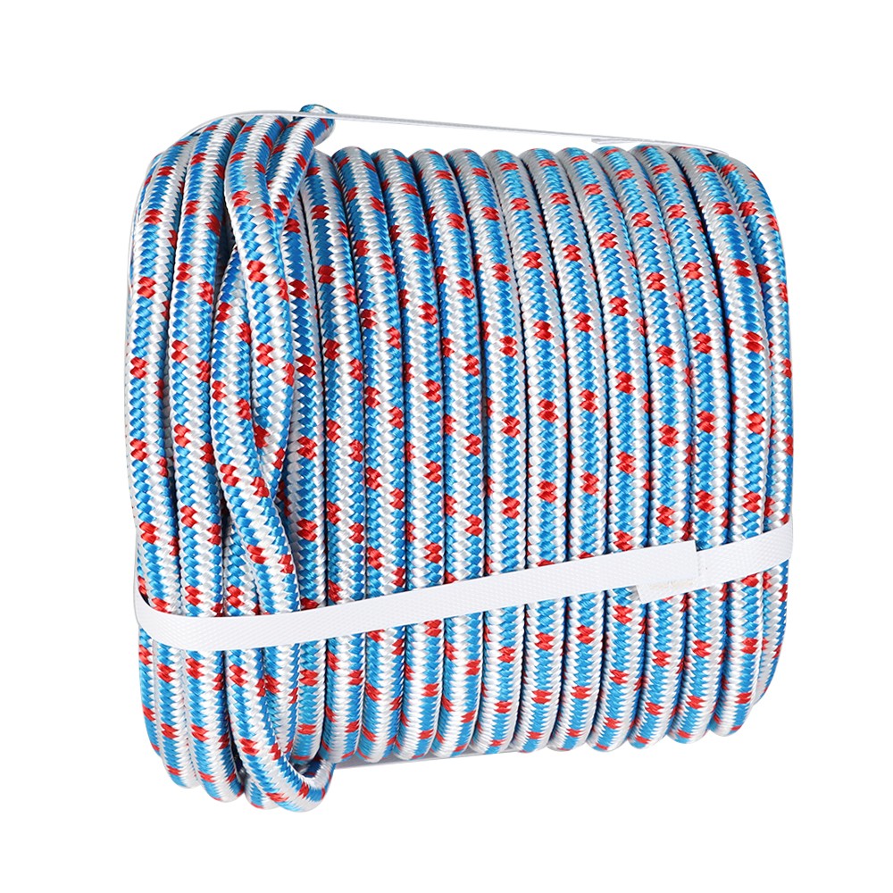 1/2" × 100' 16 Strand Braided Polyester Nylon Core Arborist Tree Rope