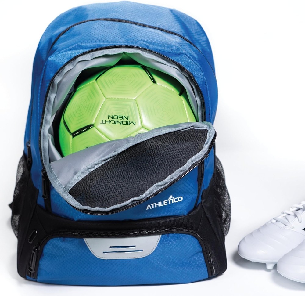Multi-Sport Backpack with Ball and Cleat Compartment