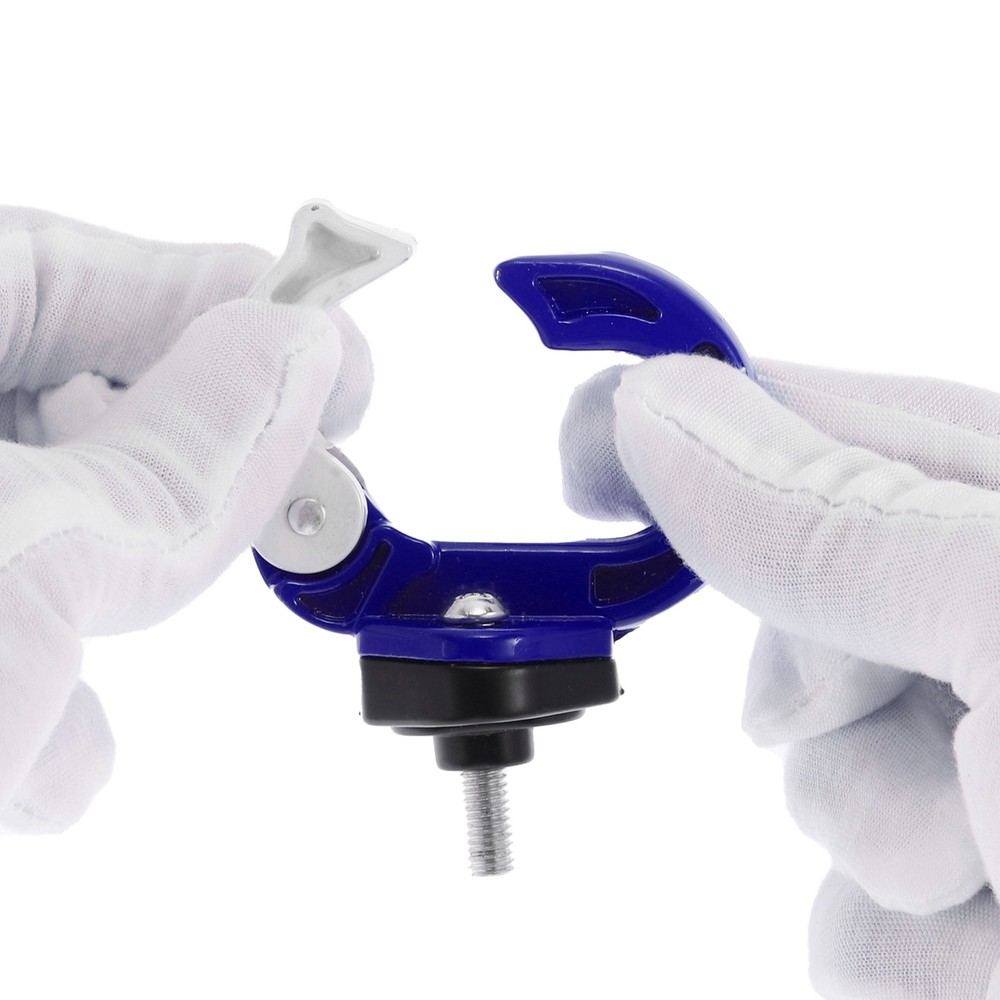 Alluper Alloy Motorcycle Hook for Mini Round Shape 1 Pc Blue White