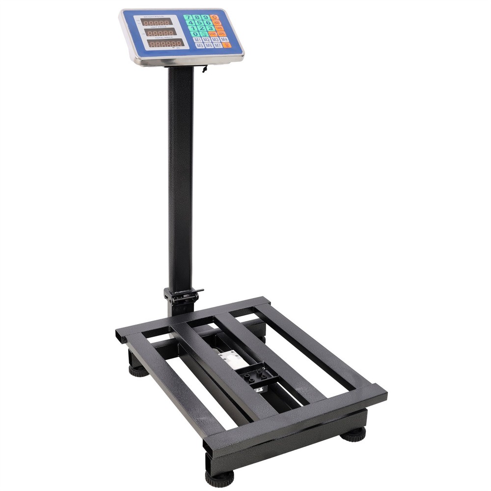 660 lbs / 0.1lbs Computing Digital Floor Platform Scale Shipping Postal Scale